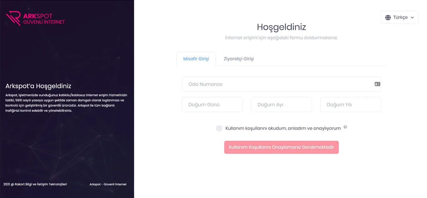 Arkspot - İstek Formu